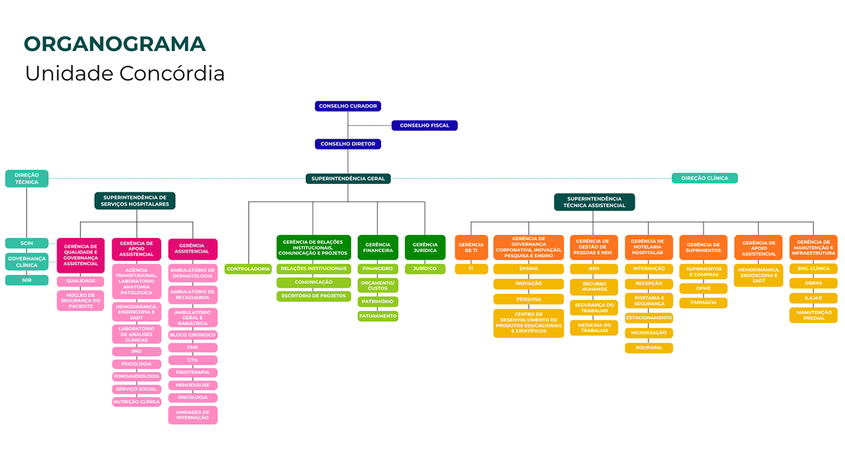 Organograma Unidade Concórdia
